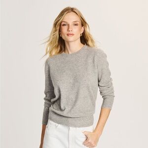 NAADAM The Original Cashmere Sweater Women's L Heather Grey